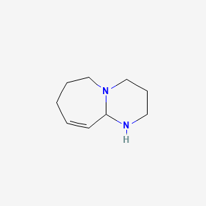 molecular formula C9H16N2 B8567006 1,2,3,4,6,7,8,10A-octahydropyrimido[1,2-a]azepine CAS No. 484065-31-8