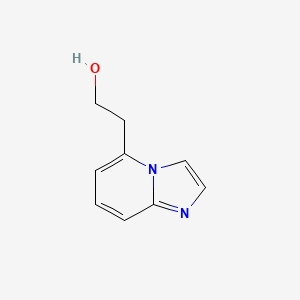 molecular formula C9H10N2O B8567062 Imidazo[1,2-a]pyridine-5-ethanol 