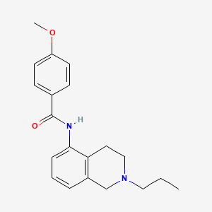 Benzamide, 4-methoxy-N-(1,2,3,4-tetrahydro-2-propylisoquinolin-5-yl)-