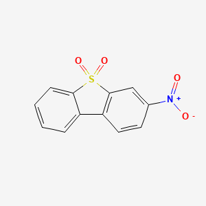 molecular formula C12H7NO4S B8567111 3-nitrodibenzothiophene S,S-dioxide CAS No. 51762-59-5
