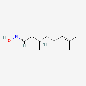 molecular formula C10H19NO B8567123 3,7-Dimethyloct-6-enal oxime CAS No. 22457-25-6