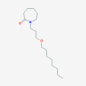 molecular formula C17H33NO2 B8567150 1-[3-(Octyloxy)propyl]azepan-2-one CAS No. 112832-98-1