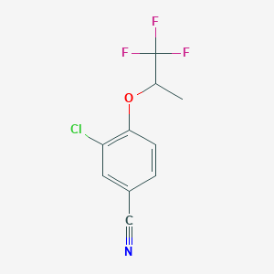 Benzonitrile, 3-chloro-4-(2,2,2-trifluoro-1-methylethoxy)-