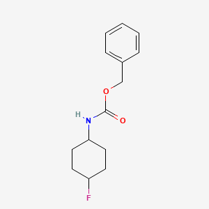 molecular formula C14H18FNO2 B8567272 Benzyl (4-fluorocyclohexyl)carbamate 