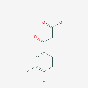 Methyl 3-(4-fluoro-3-methylphenyl)-3-oxopropanoate