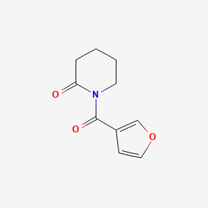 1-(Furan-3-carbonyl)piperidin-2-one
