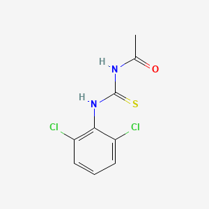 molecular formula C9H8Cl2N2OS B8567470 N-(2,6-dichlorophenyl)-N'-acetylthiourea 