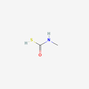 molecular formula C2H5NOS B8567484 Carbamothioic acid, methyl- CAS No. 36887-74-8
