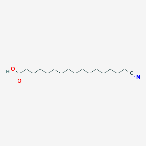 molecular formula C17H31NO2 B8567497 16-Cyanohexadecanoic acid CAS No. 151276-58-3