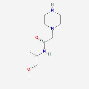 N-(2-methoxy-1-methylethyl)-2-piperazin-1-yl-acetamide