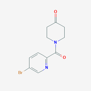 1-(5-Bromo-pyridine-2-carbonyl)-piperidin-4-one