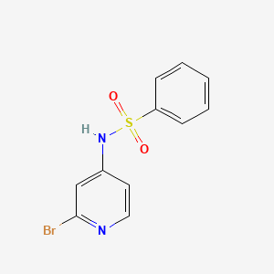 N-(2-bromopyridin-4-yl)benzenesulfonamide