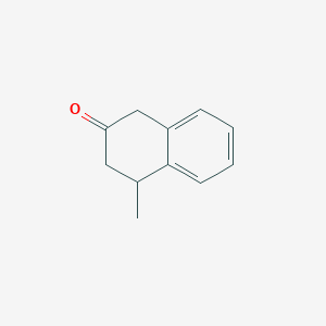 molecular formula C11H12O B8567668 4-Methyltetralin-2-one 