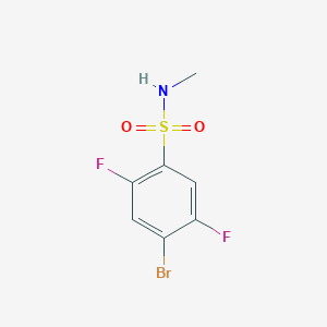 4-Bromo-2,5-difluoro-N-methylbenzene-1-sulfonamide