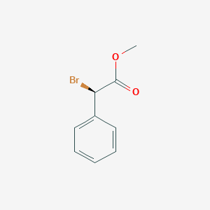 molecular formula C9H9BrO2 B8567710 (R)-Methyl 2-bromo-2-phenylacetate CAS No. 37167-63-8