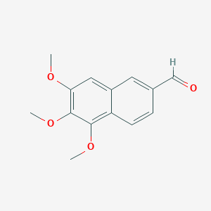 5,6,7-Trimethoxynaphthalene-2-carbaldehyde