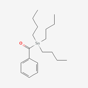 B8567744 Stannane, benzoyltributyl- CAS No. 114566-87-9