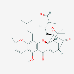 molecular formula C33H36O7 B085678 Isomorellin CAS No. 1064-71-7