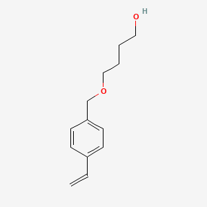 molecular formula C13H18O2 B8567805 4-[(4-Ethenylphenyl)methoxy]butan-1-OL CAS No. 92035-97-7