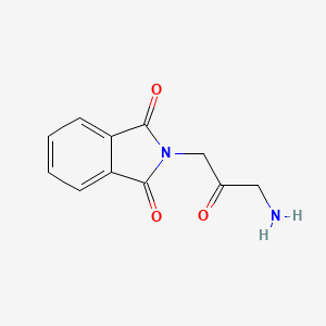 molecular formula C11H10N2O3 B8567817 (3-Phthalimidoacetonyl)amine 