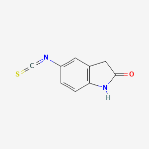 molecular formula C9H6N2OS B8567833 5-Isothiocyanato-1,3-dihydro-indol-2-one 