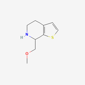 molecular formula C9H13NOS B8567838 7-(methoxymethyl)-4H,5H,6H,7H-thieno[2,3-c]pyridine 