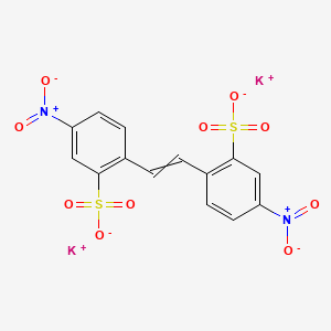 molecular formula C14H8K2N2O10S2 B8567847 Dipotassium 4,4'-dinitrostilbene-2,2'-disulphonate 