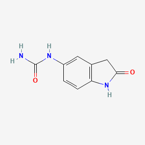 molecular formula C9H9N3O2 B8567891 5-Ureidoindolin-2-one 