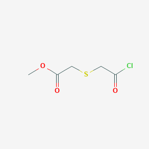 molecular formula C5H7ClO3S B8567903 Methyl [(2-chloro-2-oxoethyl)sulfanyl]acetate CAS No. 61363-69-7