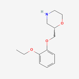 molecular formula C13H19NO3 B8568012 (S)-Viloxazine CAS No. 52730-46-8