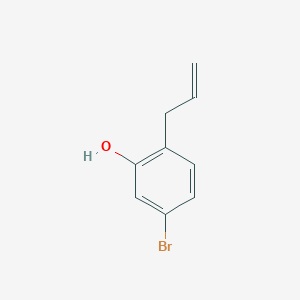 molecular formula C9H9BrO B8568045 2-Allyl-5-bromophenol 