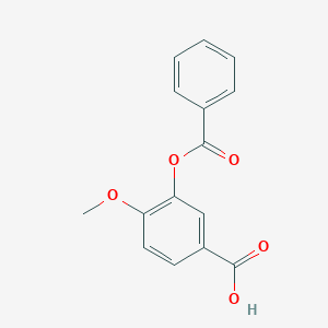 B8568072 3-Benzoyloxy-4-methoxybenzoic acid CAS No. 112777-57-8