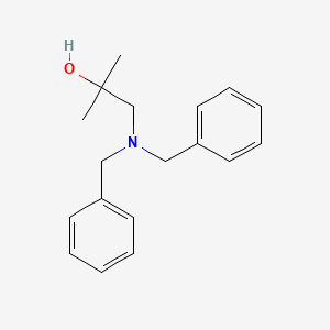 molecular formula C18H23NO B8568076 1-(Dibenzylamino)-2-methylpropan-2-ol 