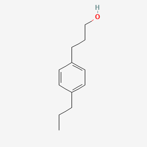 molecular formula C12H18O B8568078 3-(4-Propylphenyl)propanol 