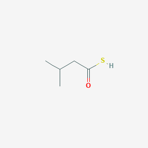 molecular formula C5H10OS B8568096 Butanethioic acid, 3-methyl- CAS No. 60681-87-0