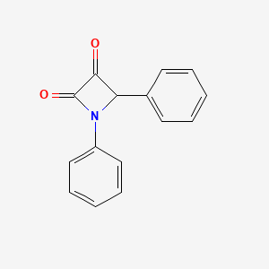 molecular formula C15H11NO2 B8568107 1,4-Diphenylazetidine-2,3-dione CAS No. 112383-87-6