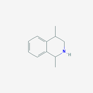 molecular formula C11H15N B8568117 1,4-Dimethyl-1,2,3,4-tetrahydro-isoquinoline 