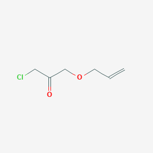 molecular formula C6H9ClO2 B8568119 1-Chloro-3-[(prop-2-en-1-yl)oxy]propan-2-one CAS No. 73131-73-4