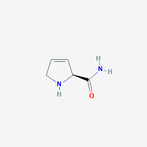 molecular formula C5H8N2O B8568147 (S)-2,5-dihydro-1H-pyrrole-2-carboxamide 