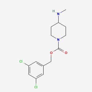 3,5-Dichlorobenzyl 4-(methylamino)piperidine-1-carboxylate