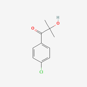 molecular formula C10H11ClO2 B8568197 1-(4-Chlorophenyl)-2-hydroxy-2-methyl-1-propanone 
