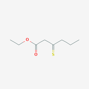 Ethyl 3-sulfanylidenehexanoate