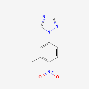 1-(3-Methyl-4-nitrophenyl)-1,2,4-triazole
