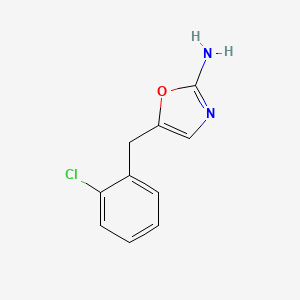 molecular formula C10H9ClN2O B8568271 5-(2-Chloro-benzyl)-oxazol-2-ylamine 