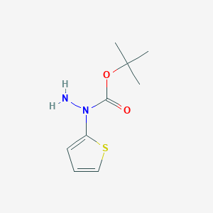 N-(thiophen-2-yl)(tert-butoxy)carbohydrazide