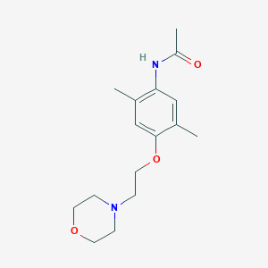 N-{2,5-Dimethyl-4-[2-(morpholin-4-yl)ethoxy]phenyl}acetamide