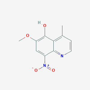 4-Methyl-5-hydroxy-6-methoxy-8-nitroquinoline