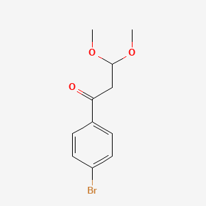 1-(4-Bromophenyl)-3,3-dimethoxy propan-1-one