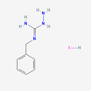 molecular formula C8H13IN4 B8568422 1-Amino-3-benzylguanidine hydroiodide CAS No. 3458-34-2