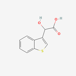 molecular formula C10H8O3S B8568465 3-Benzothienylglycolic acid 